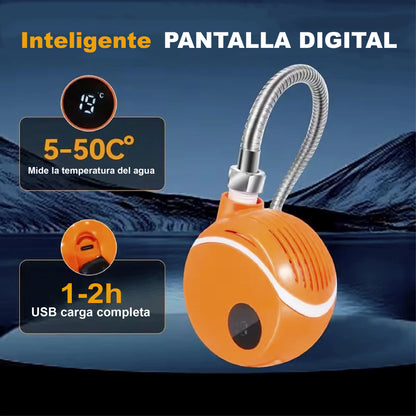 🚿🔋 DUCHA RECARGABLE PARA AGUA CALIENTE O FRÍA – ¡DILE ADIÓS AL FRÍO! ❄️