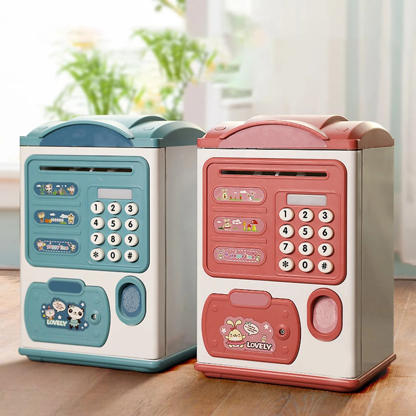 MINI CAJERO CON CLAVE Y HUELLA DIGITAL !!