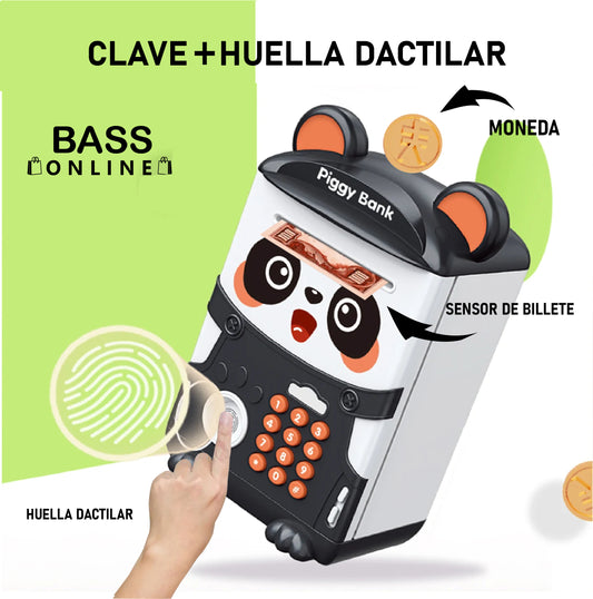 🎁 ALCANCÍA ELECTRONICA CON CLAVE Y HUELLA 🔒