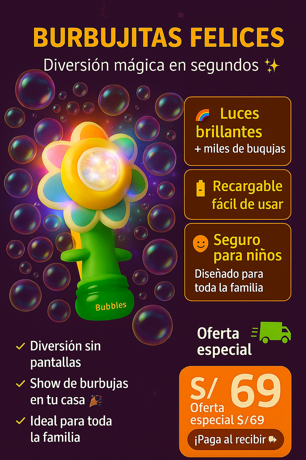 🐝🌻 Burbujitas Felices 🫧💛