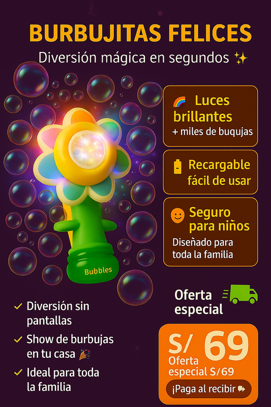🐝🌻 Burbujitas Felices 🫧💛