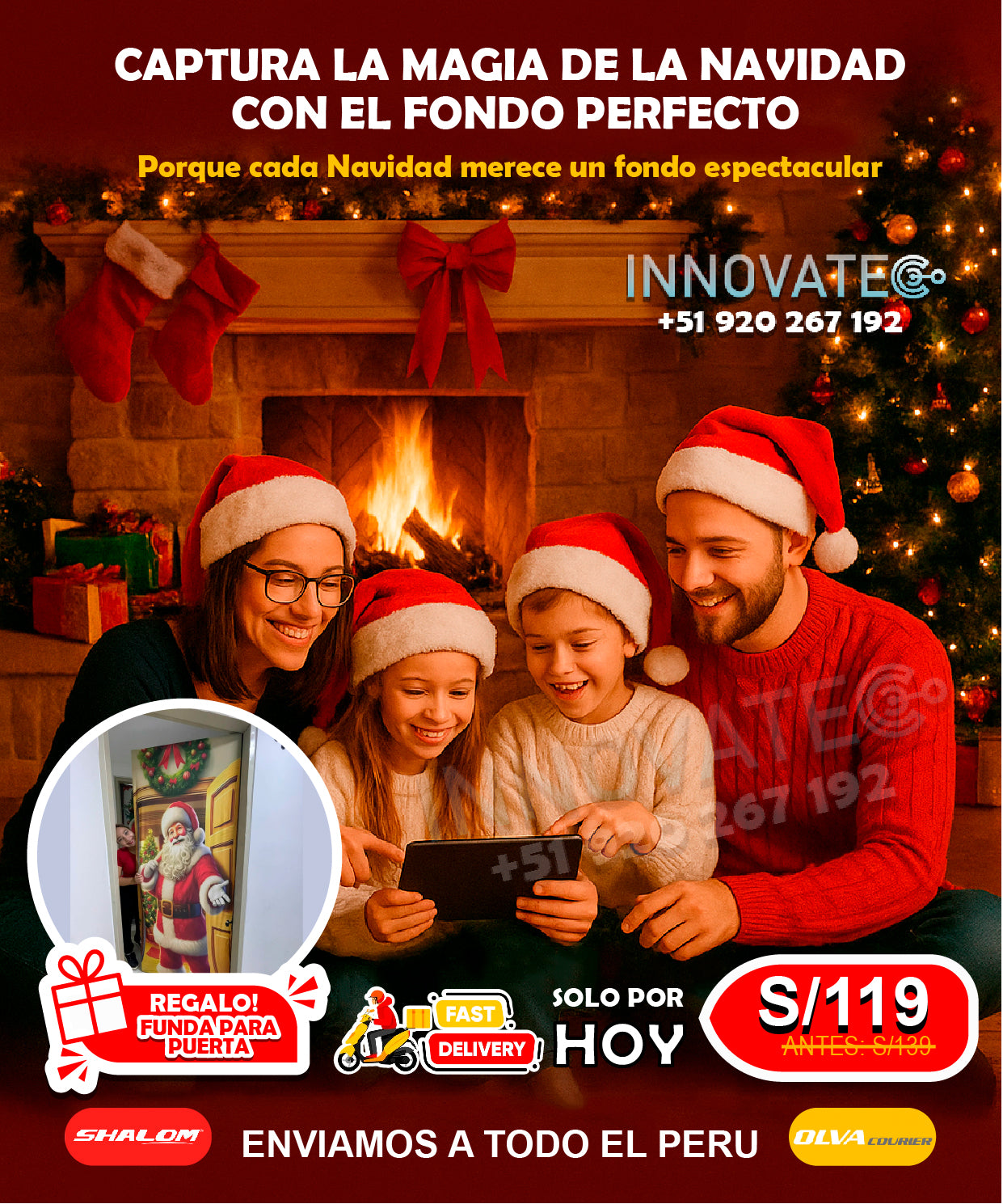 Tapiz Navideño para pared