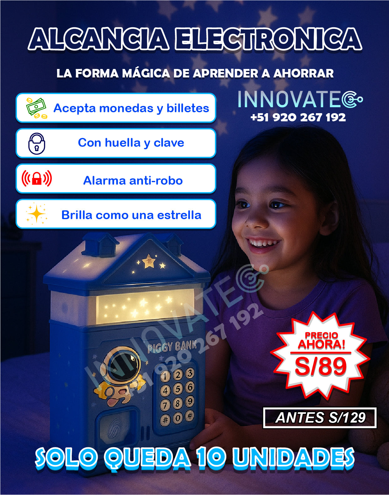 ALCANCIA ELECTRONICA MODELO CASITA 🏠🔐