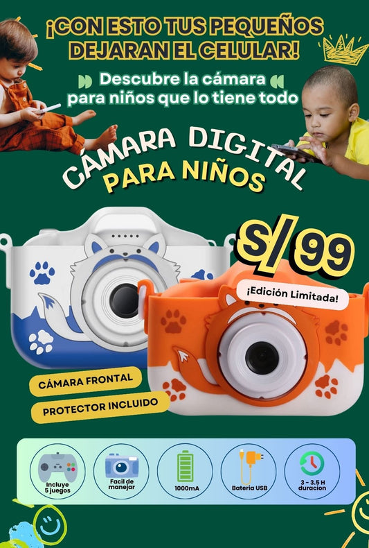 CAMARA DIGITAL PARA NIÑOS📸🌈