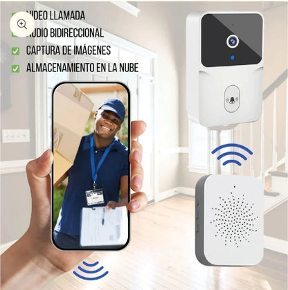 Timbre Inteligente con Camara Smart Home Full HD