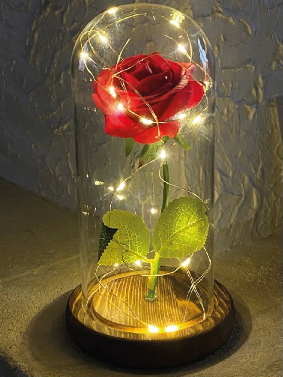 ROSA ENCAPSULADA DE CRISTAL